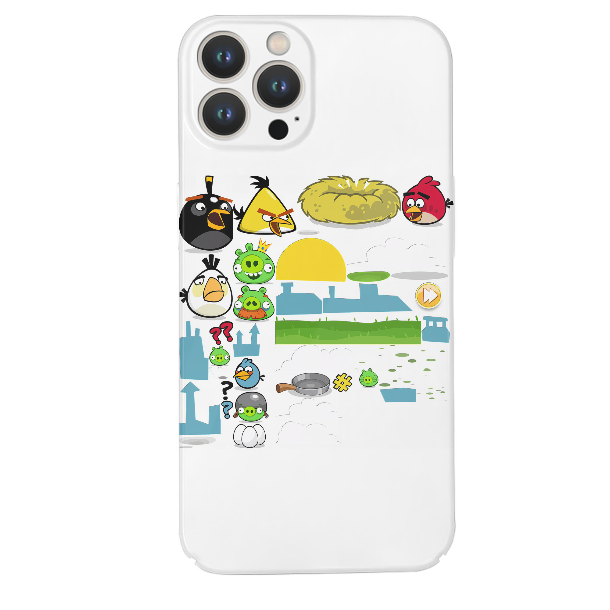 （画像用） Angry Birds アングリーバード 【iPhone 14シリーズ対応】ハードケース